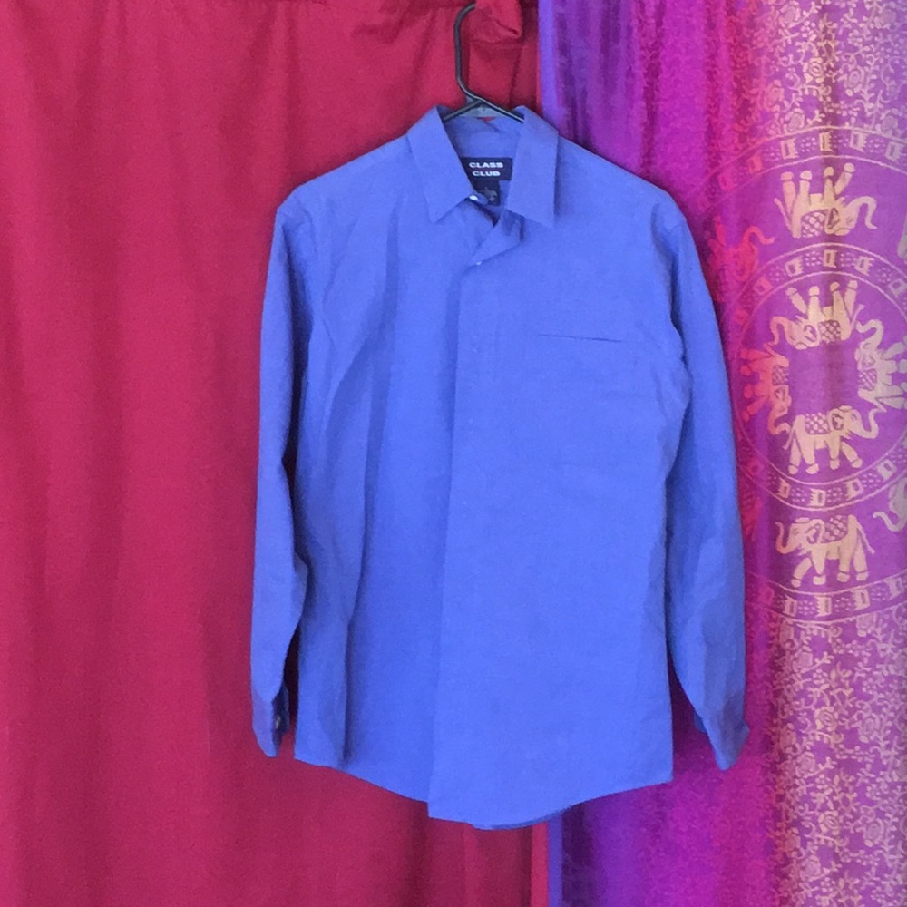 Class clubs long sleeve blue tee